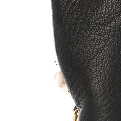 Chanel Lambskin Pearl Fingerless Chain CC Gloves 7 Black 5 of 7