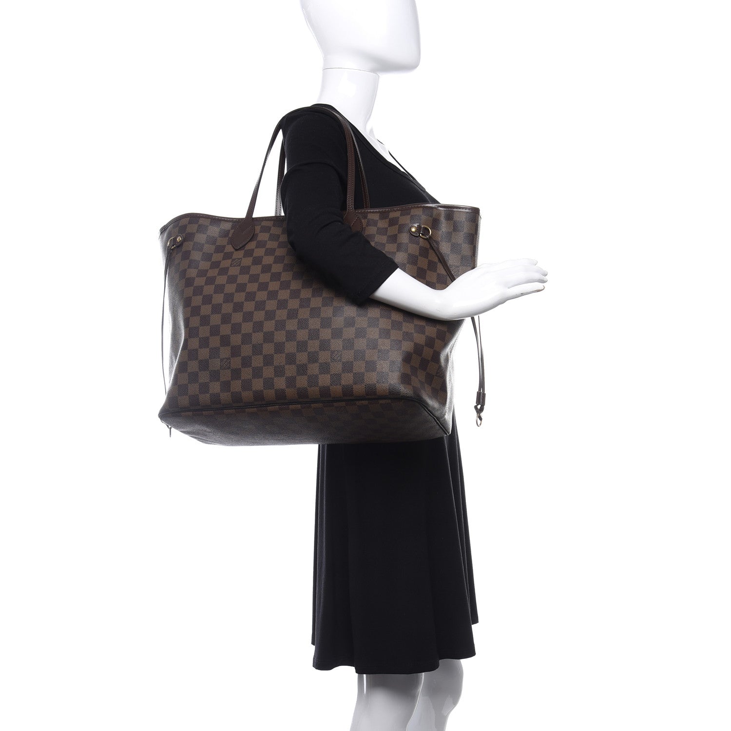 Louis Vuitton Damier Ebene Neverfull GM 2 of 12