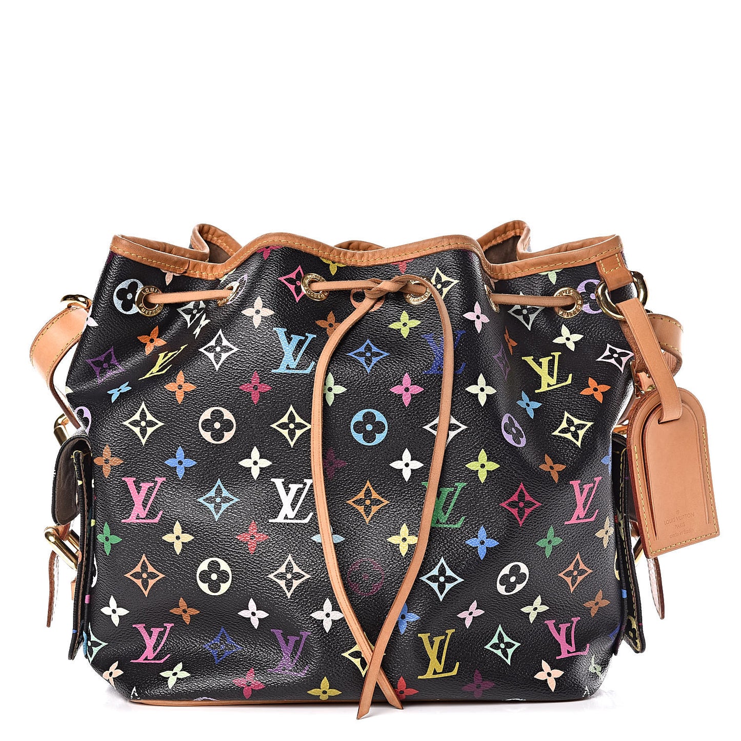 Monogram Multicolor Petit Noe Black