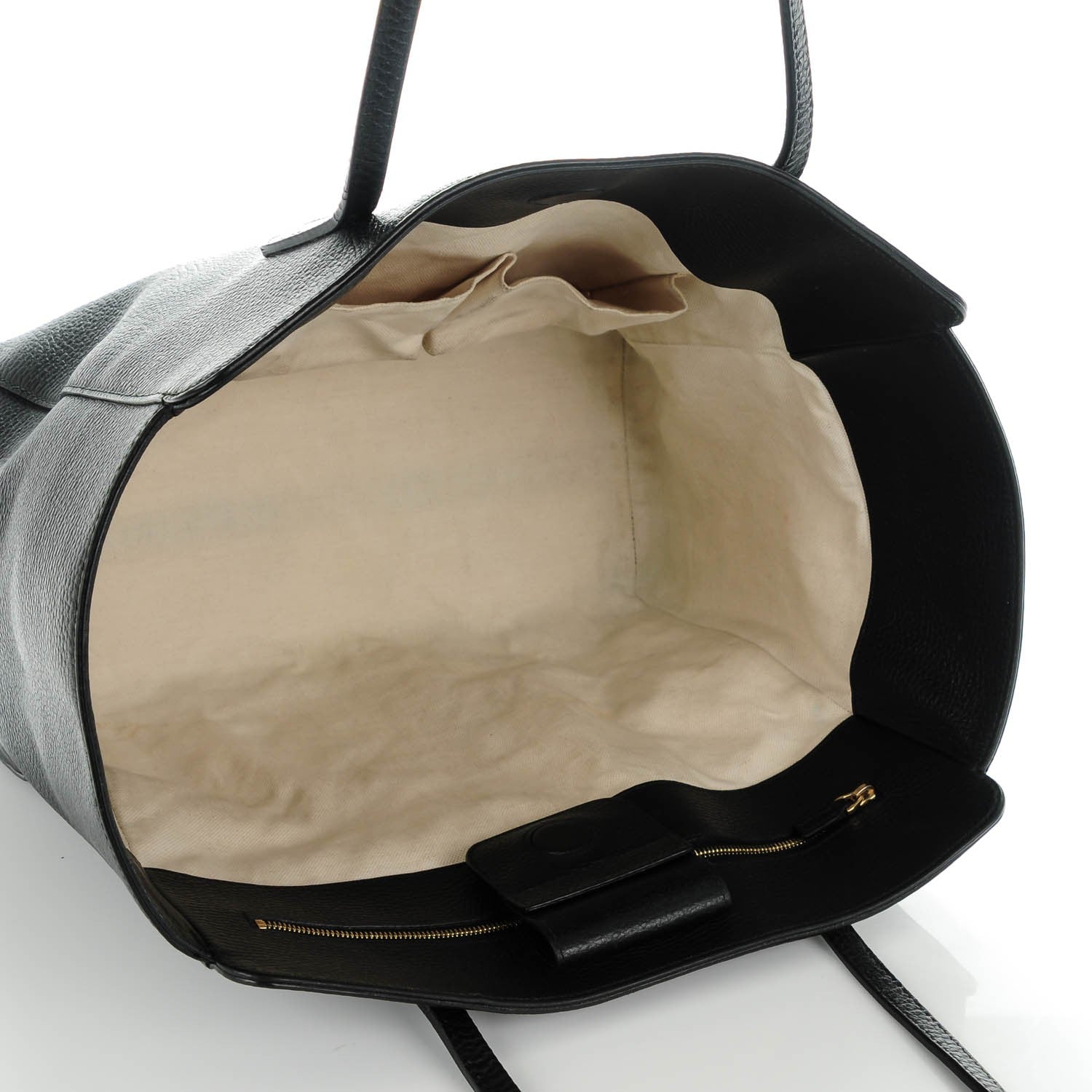 Gucci Pebbled Calfskin Medium Swing Tote Black 5 of 6