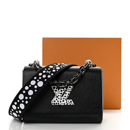 Louis Vuitton LV X YK Epi Infinity Dots Twist Shoulder Bag MM Black 10 of 10