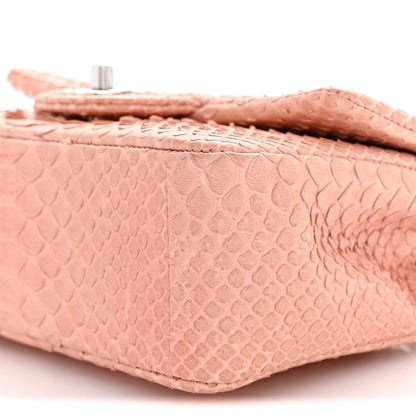 Chanel Snakeskin Mini Rectangular Flap Pink 10 of 12
