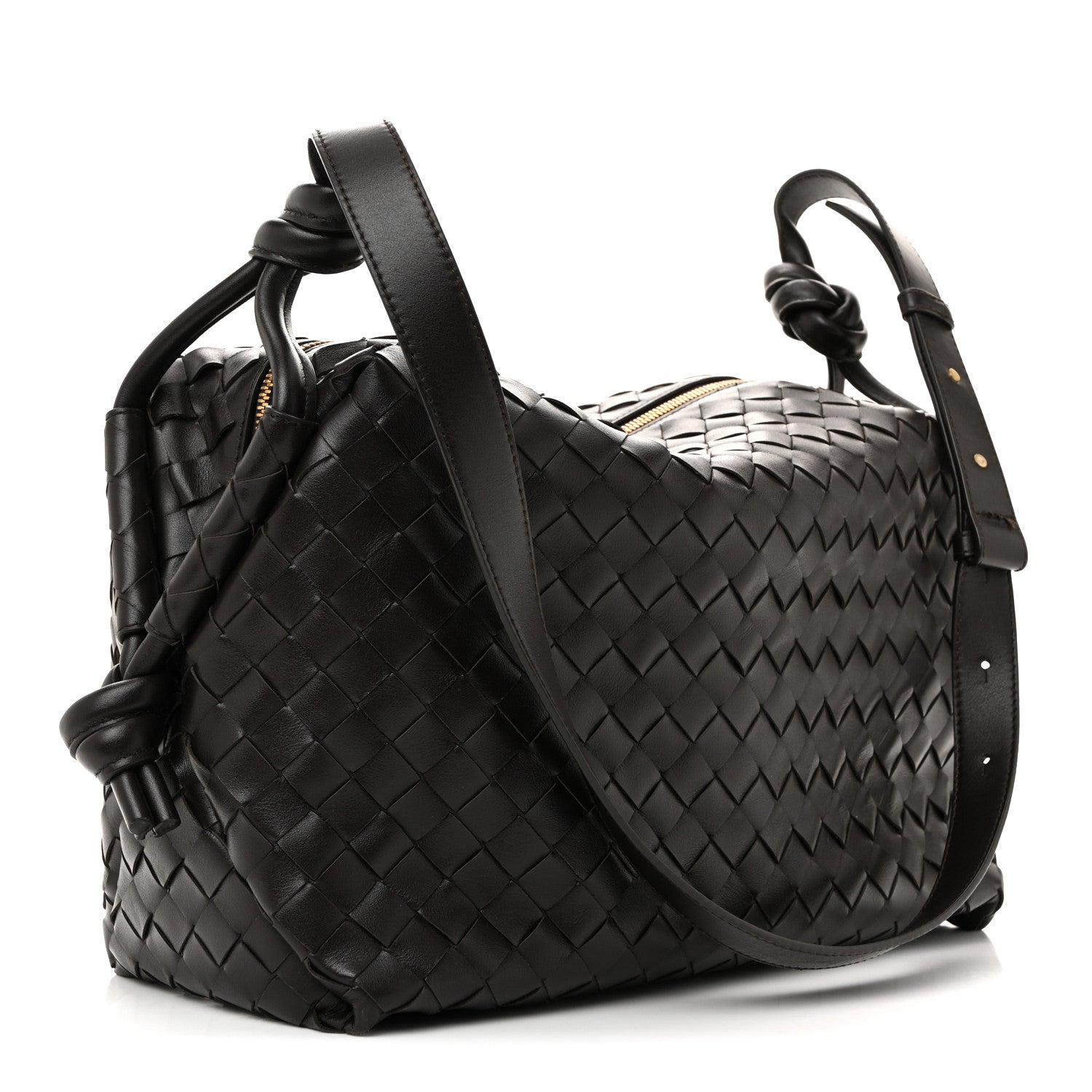 Bottega Veneta Nappa Intrecciato Medium Loop Weekender Bag Fondant 3 of 13