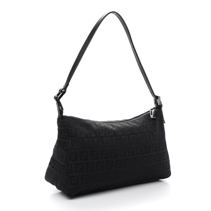 Fendi Zucchino Vitello Pochette Black 3 of 10