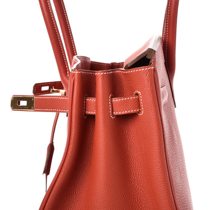 Hermes Togo Birkin 35 Sanguine 16 of 34