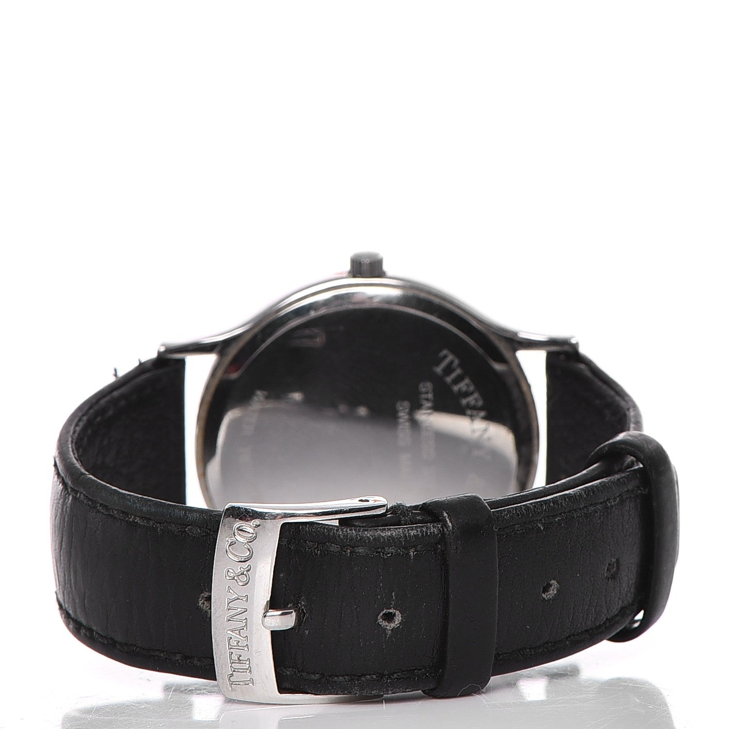 Tiffany Stainless Steel Calfskin 34mm Quartz Watch 3 of 8