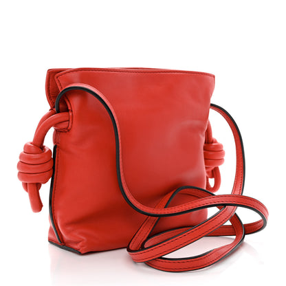 Loewe Calfskin Mini Flamenco Knot Crossbody Bag Scarlet 3 of 10
