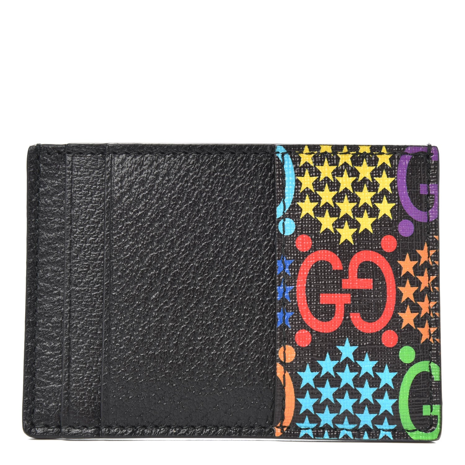 Gucci GG Supreme Monogram Psychedelic Card Holder Black 1 of 6
