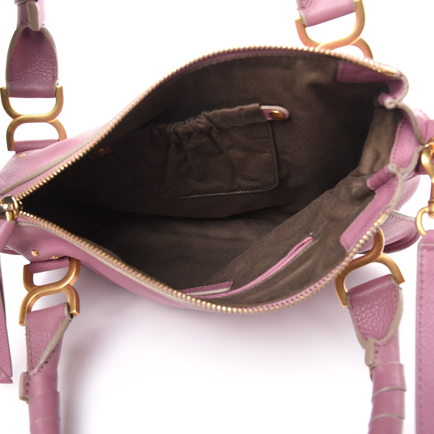 Calfskin Medium Marcie Satchel Velvet Mauve
