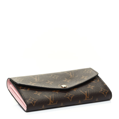 Louis Vuitton Monogram Sarah Wallet NM Rose Ballerine 3 of 4