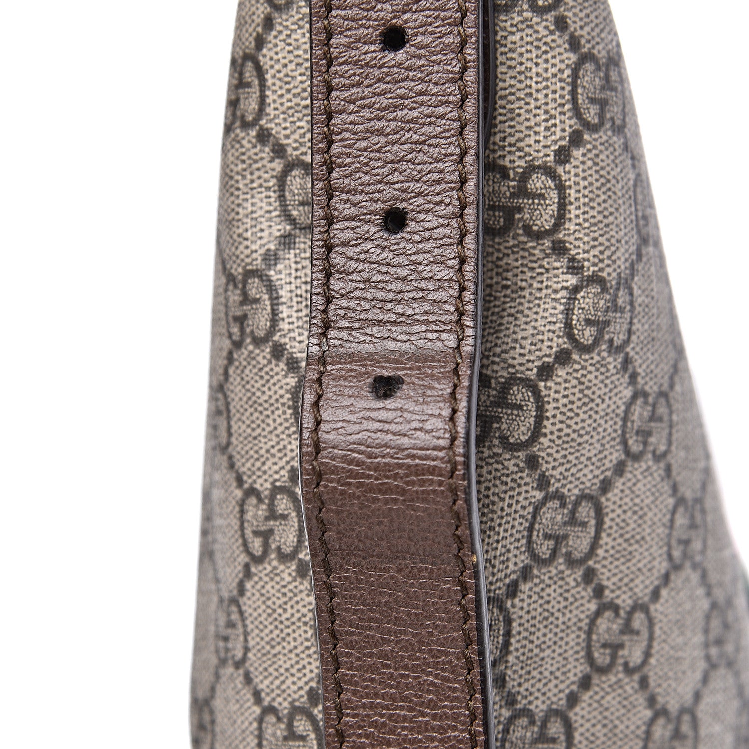 Gucci GG Supreme Monogram Web Small Ophidia Half Moon Hobo Brown 9 of 11