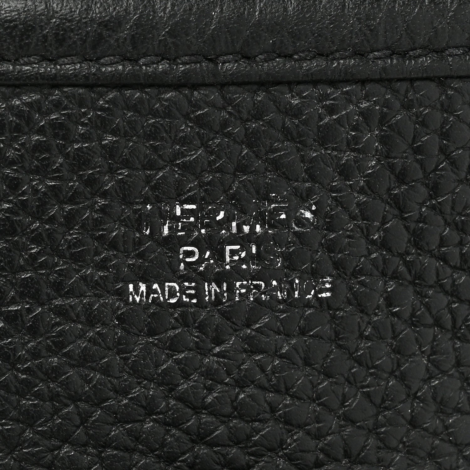 Hermes Taurillon Clemence Evelyne III PM Black 6 of 8