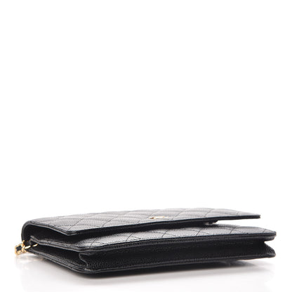 Chanel Caviar Quilted Wallet On Chain WOC Black 4 of 11