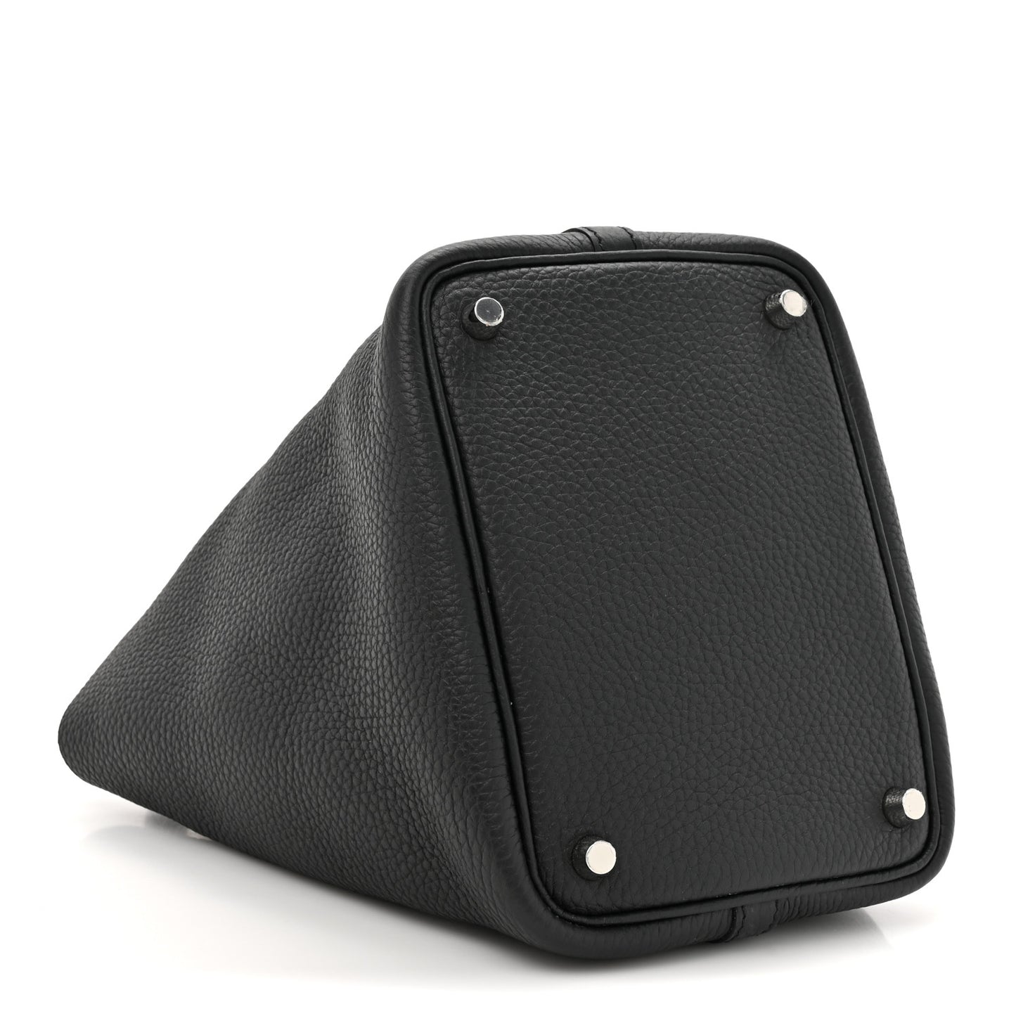 Taurillon Clemence Picotin Lock 18 PM Black