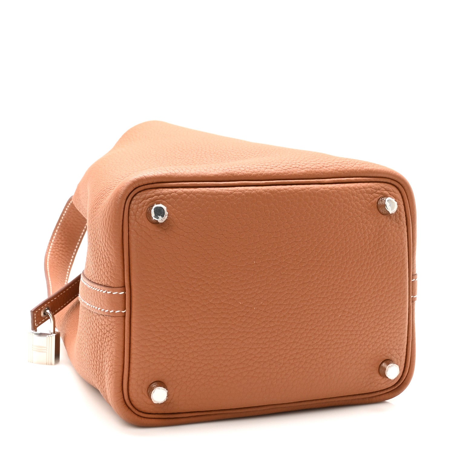 Hermes Taurillon Clemence Picotin Lock 18 PM Gold 4 of 9