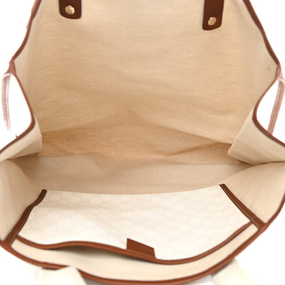 Gucci GG Plus Monogram Large Signature Web Loop Tote White 5 of 10