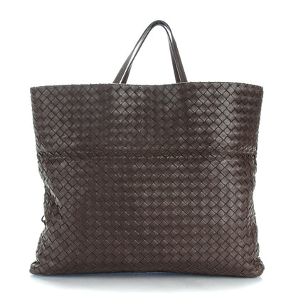 Bottega Veneta Nappa Intrecciato Fold Over Tote Ebano 1 of 8