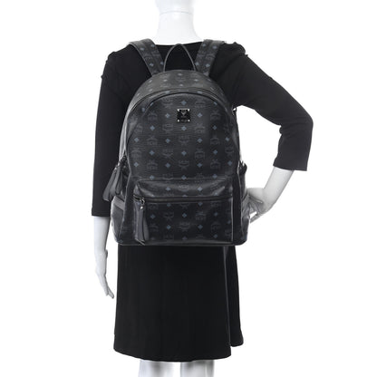 MCM Visetos Medium Stark Backpack Black 2 of 9