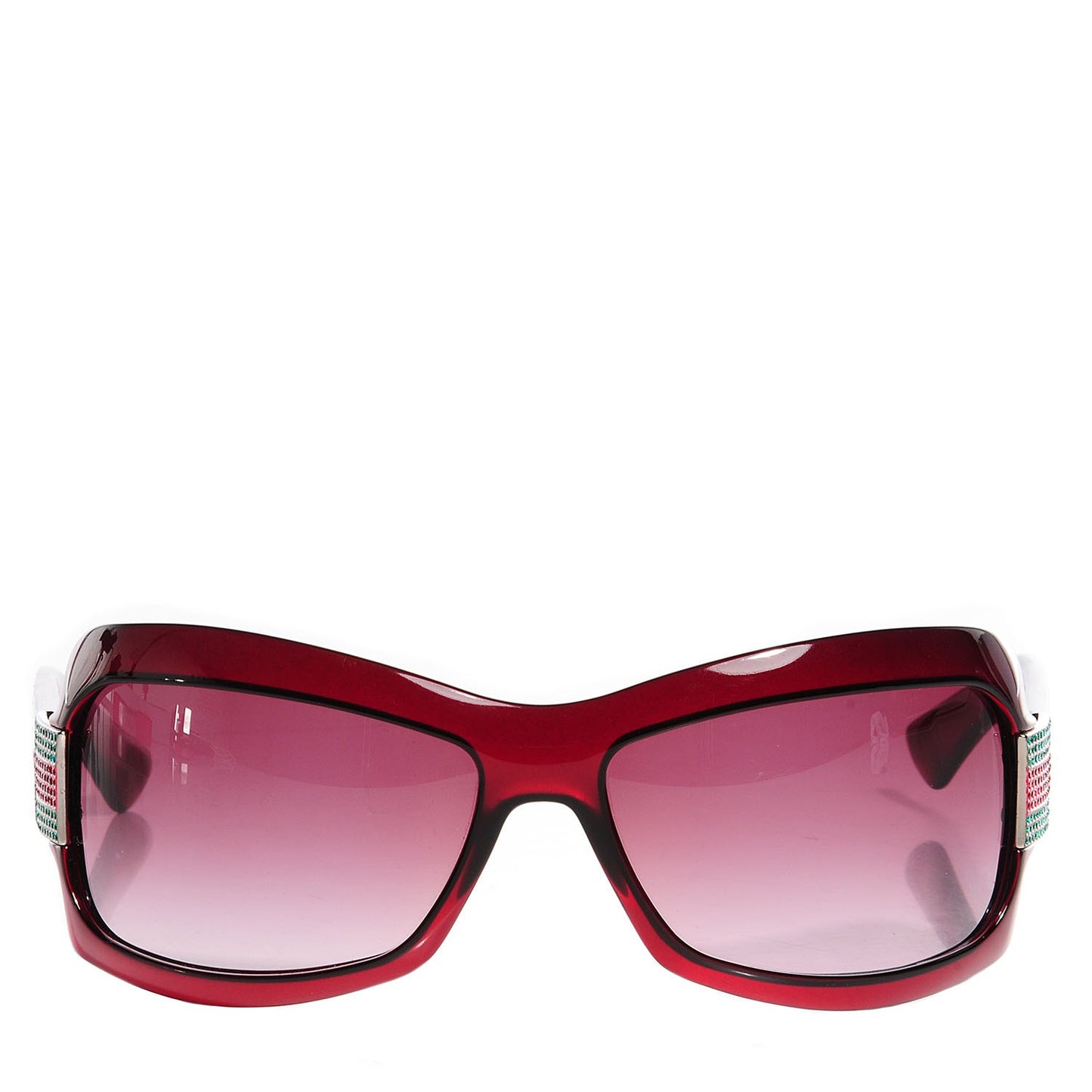 Strass Crystal Web 2901 Sunglasses Red