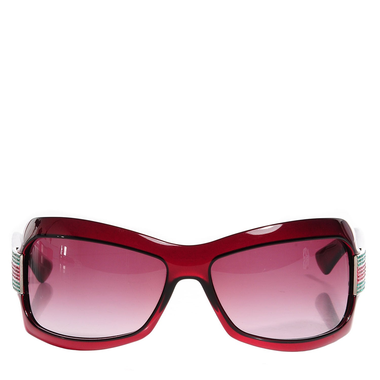 Gucci Strass Crystal Web 2901 Sunglasses Red 2 of 7