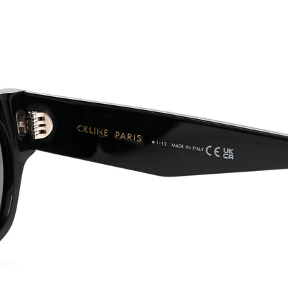 Celine Acetate Cat Eye Sunglasses CL40197U Black 5 of 8