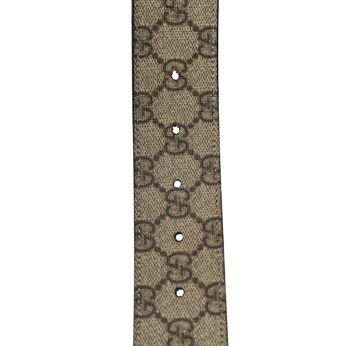 GG Plus Monogram Interlocking G Belt 80 32 Dark Brown