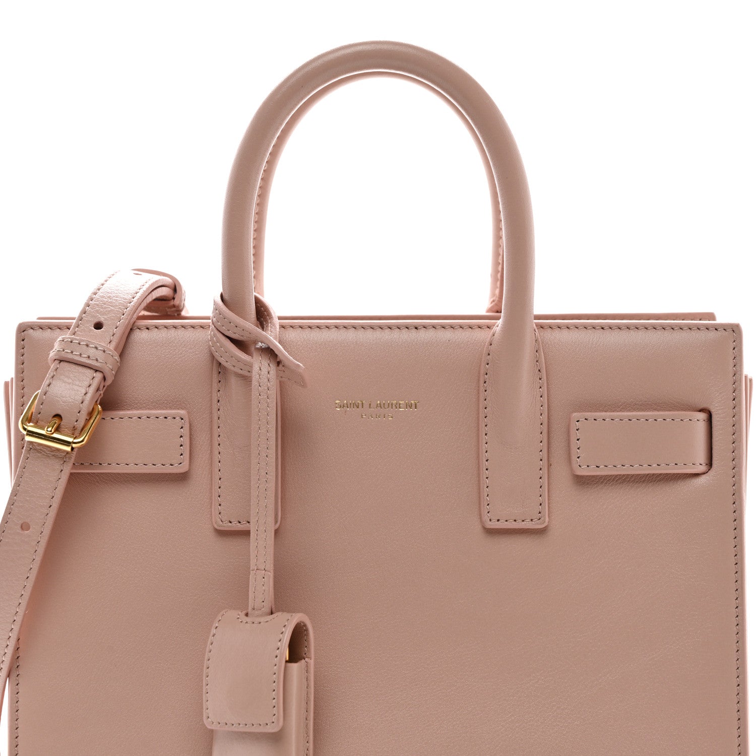 Saint Laurent Calfskin Nano Sac De Jour Pale Pink 8 of 12