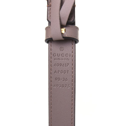 Gucci Calfskin Double G 20mm Belt 90 36 Porcelain Rose 3 of 7
