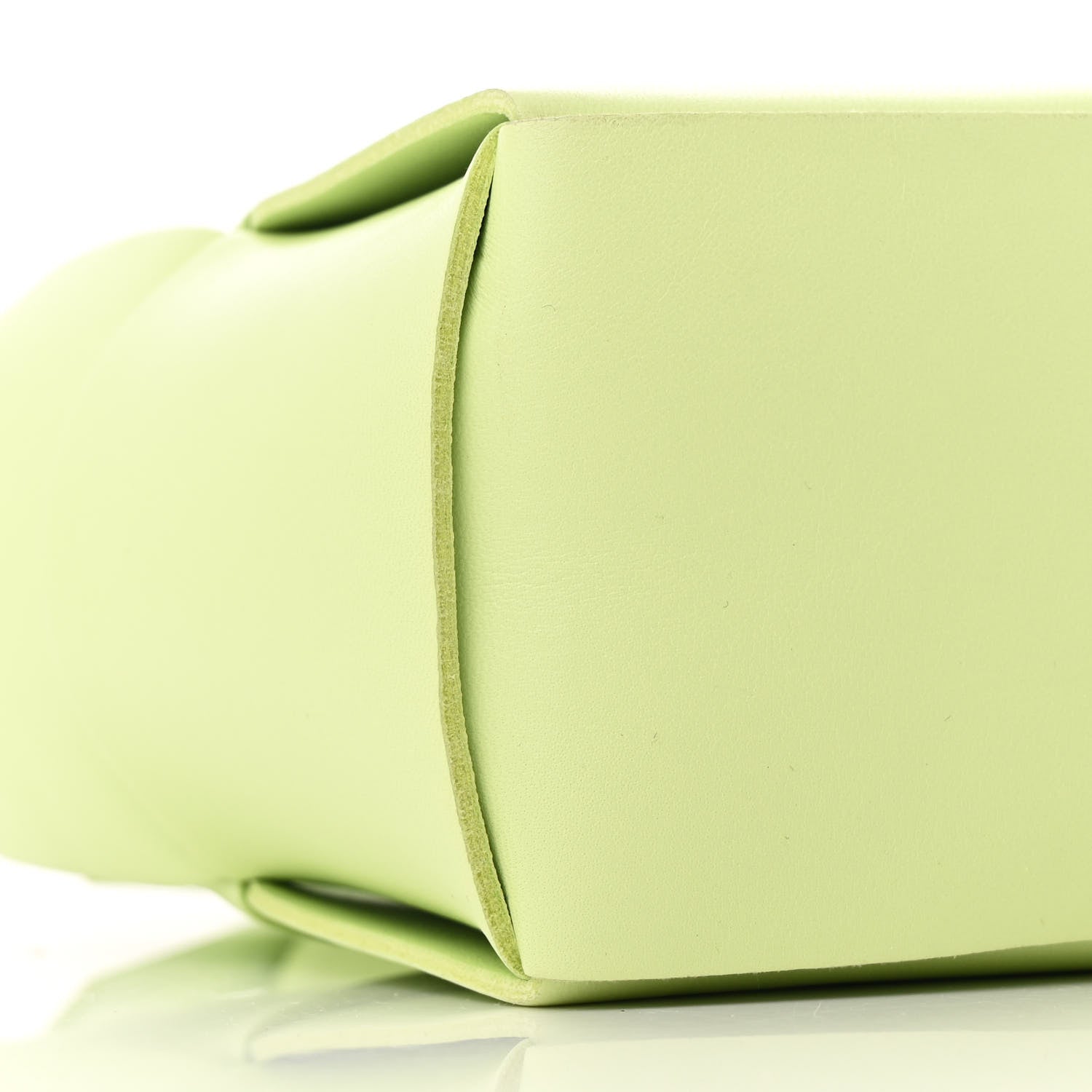 Bottega Veneta Grained Calfskin Maxi Intrecciato Mini Arco Tote Fennel 10 of 12