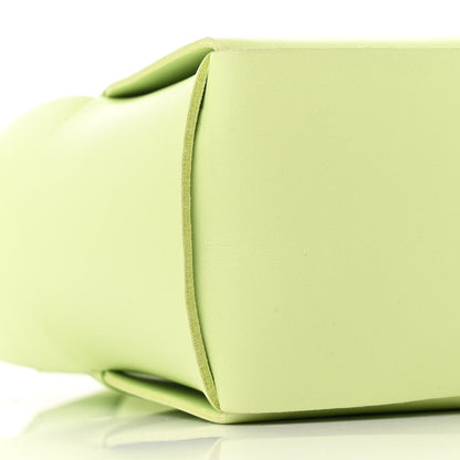 Bottega Veneta Grained Calfskin Maxi Intrecciato Mini Arco Tote Fennel 10 of 12