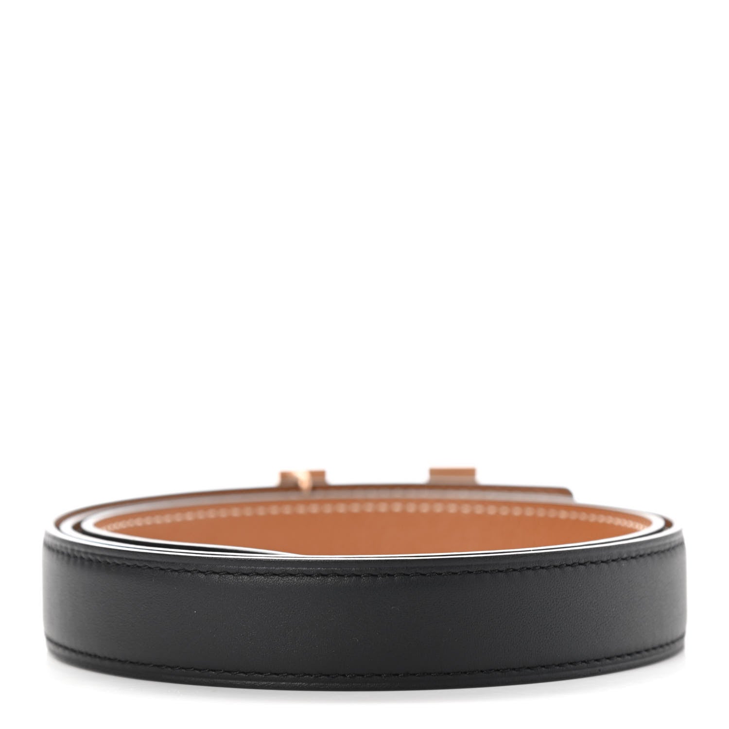 Hermes Swift Epsom 24mm Mini Constance H Belt 85 Black Gold 2 of 5