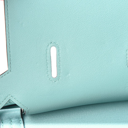 Hermes Swift Taurillon Clemence Jypsiere 28 Bleu Atoll 11 of 15