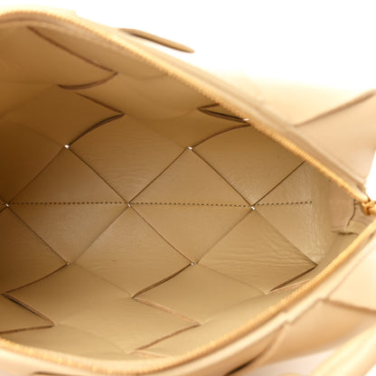 Bottega Veneta Lambskin Maxi Intrecciato Small Cassette Camera Bag Porridge 5 of 9