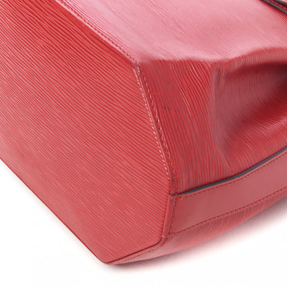 Louis Vuitton Epi Sac D'Epaule Castillan Red 5 of 8