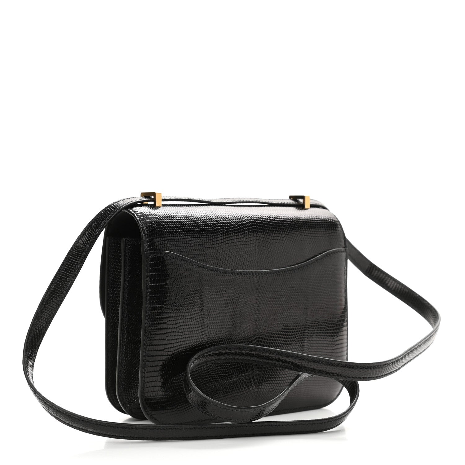 Hermes Lizard Constance 18 Black 3 of 11