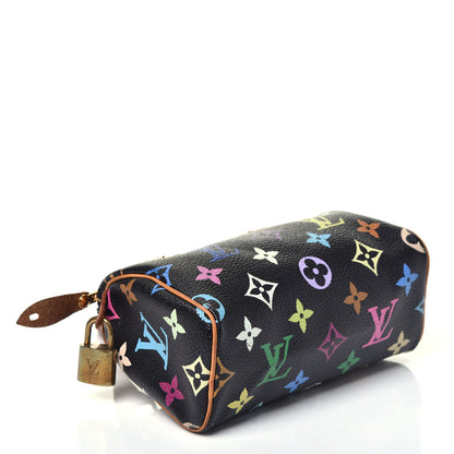 Louis Vuitton Monogram Multicolor Mini Sac HL Speedy Black 4 of 9