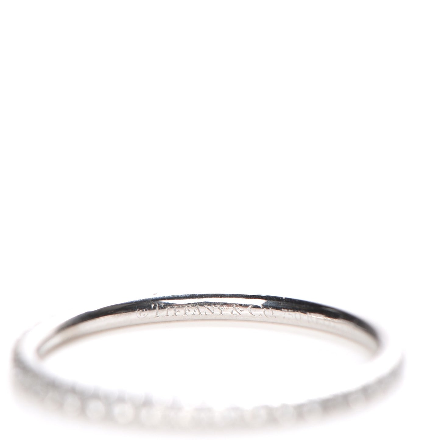 18K White Gold Diamond Metro Ring 6
