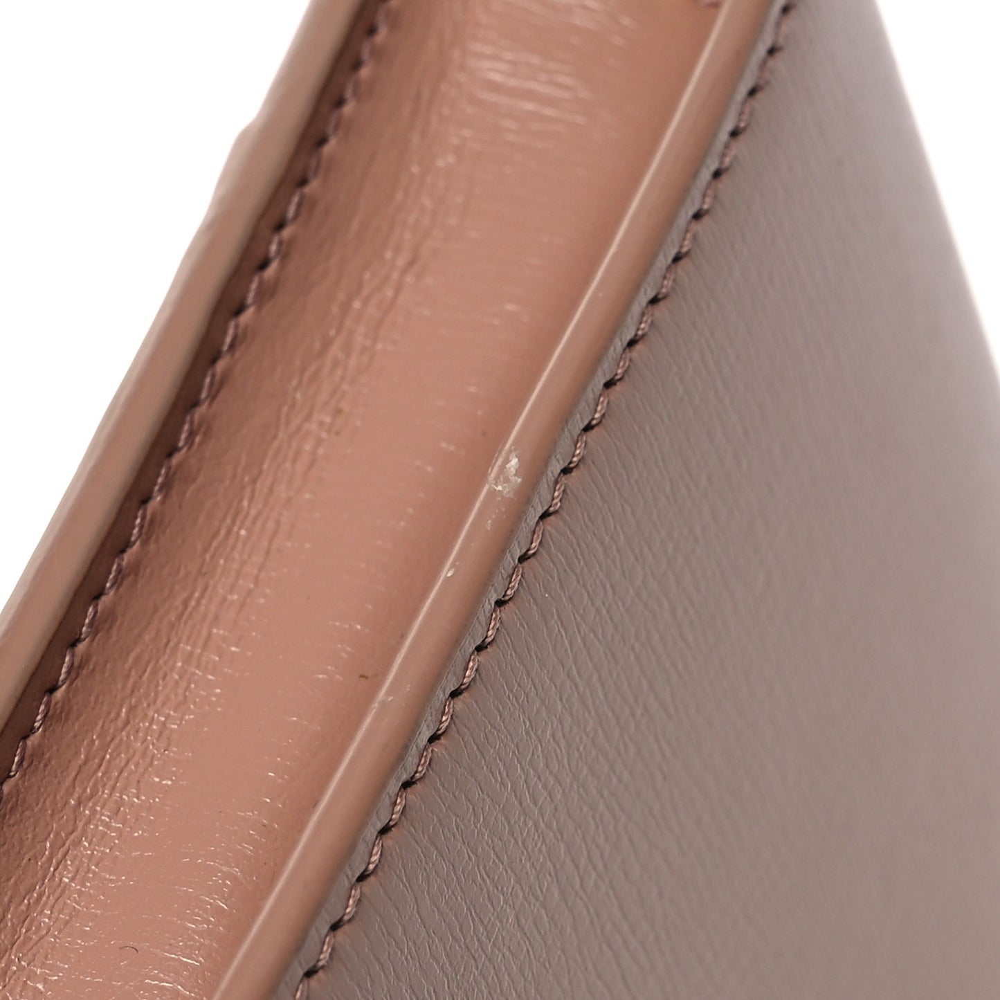 Smooth Calfskin Monogram Phone Holder Crossbody Vintage Peach