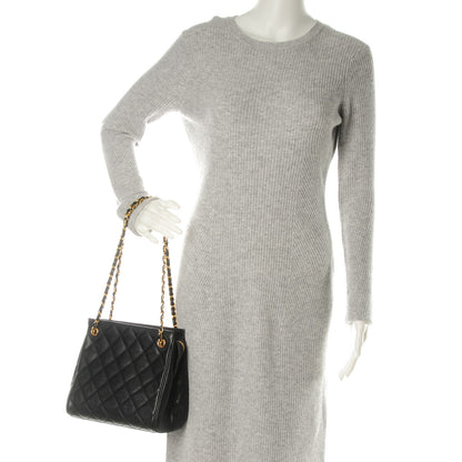 Chanel Caviar Quilted Shoulder Bag Black 2 of 8
