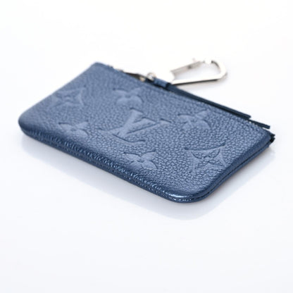 Louis Vuitton Metallic Empreinte Monogram Giant Key Pouch Navy Nacre 6 of 8