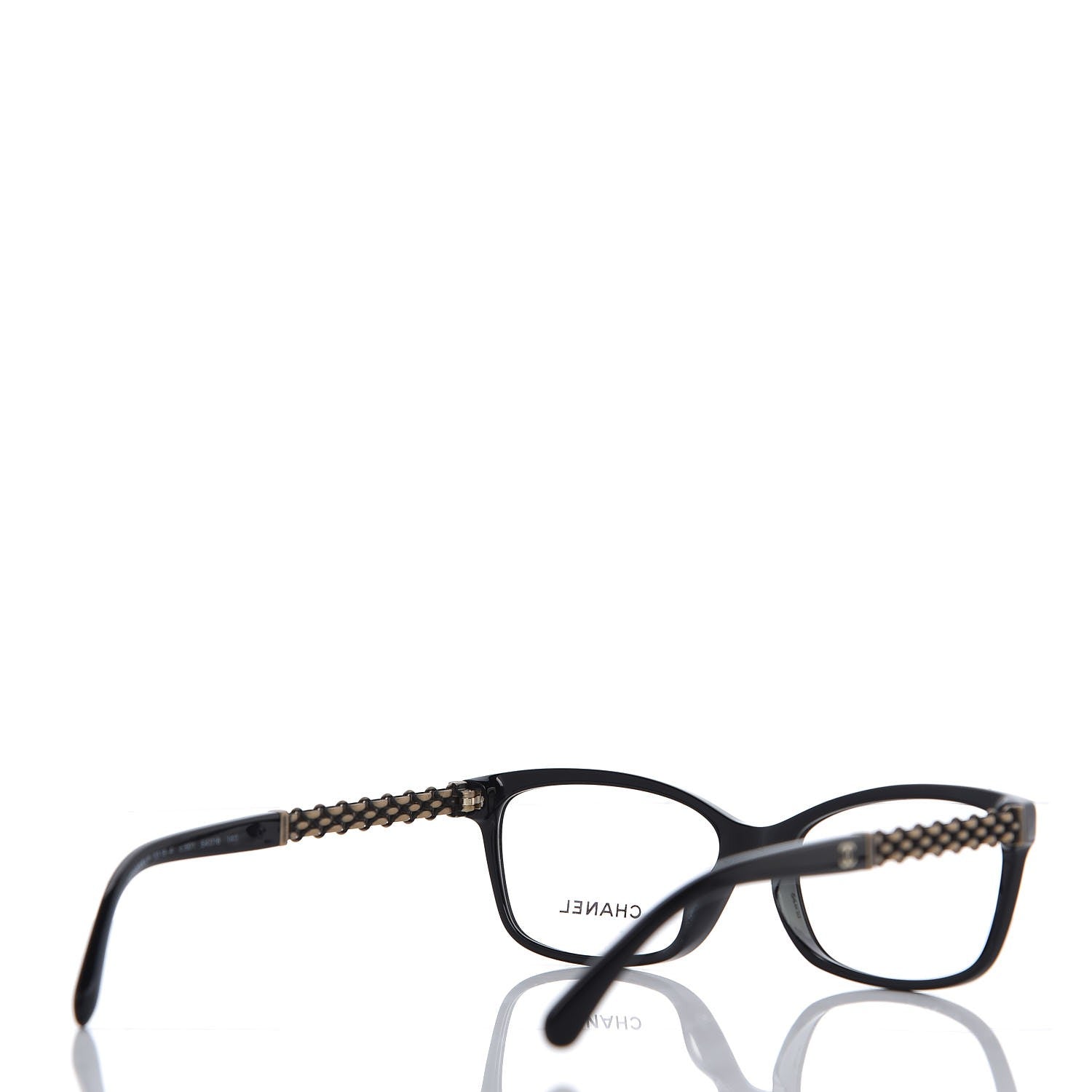 Chanel Chain Eyeglasses Frames 3318 Black 4 of 7