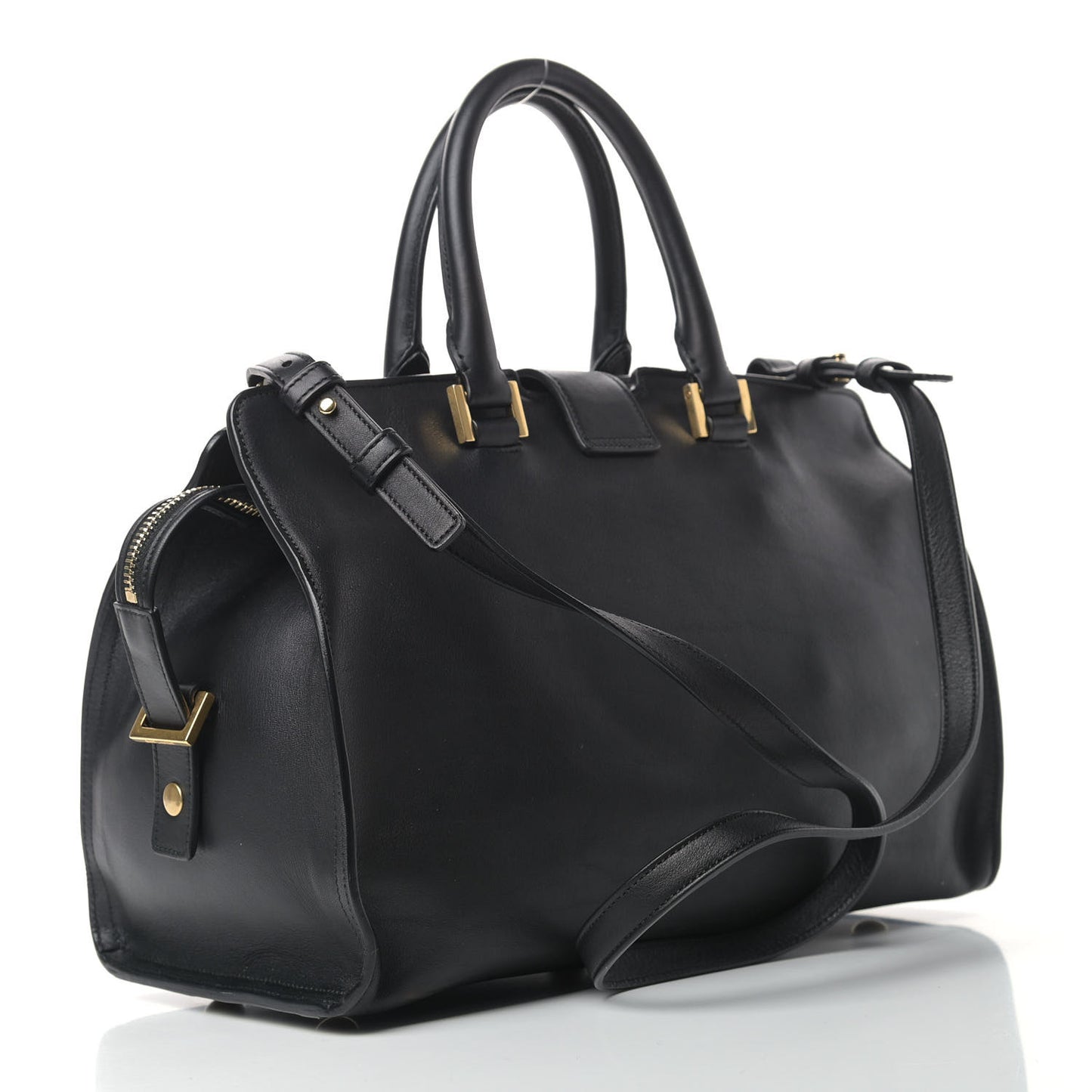 Calfskin Small Classic Y Cabas Black