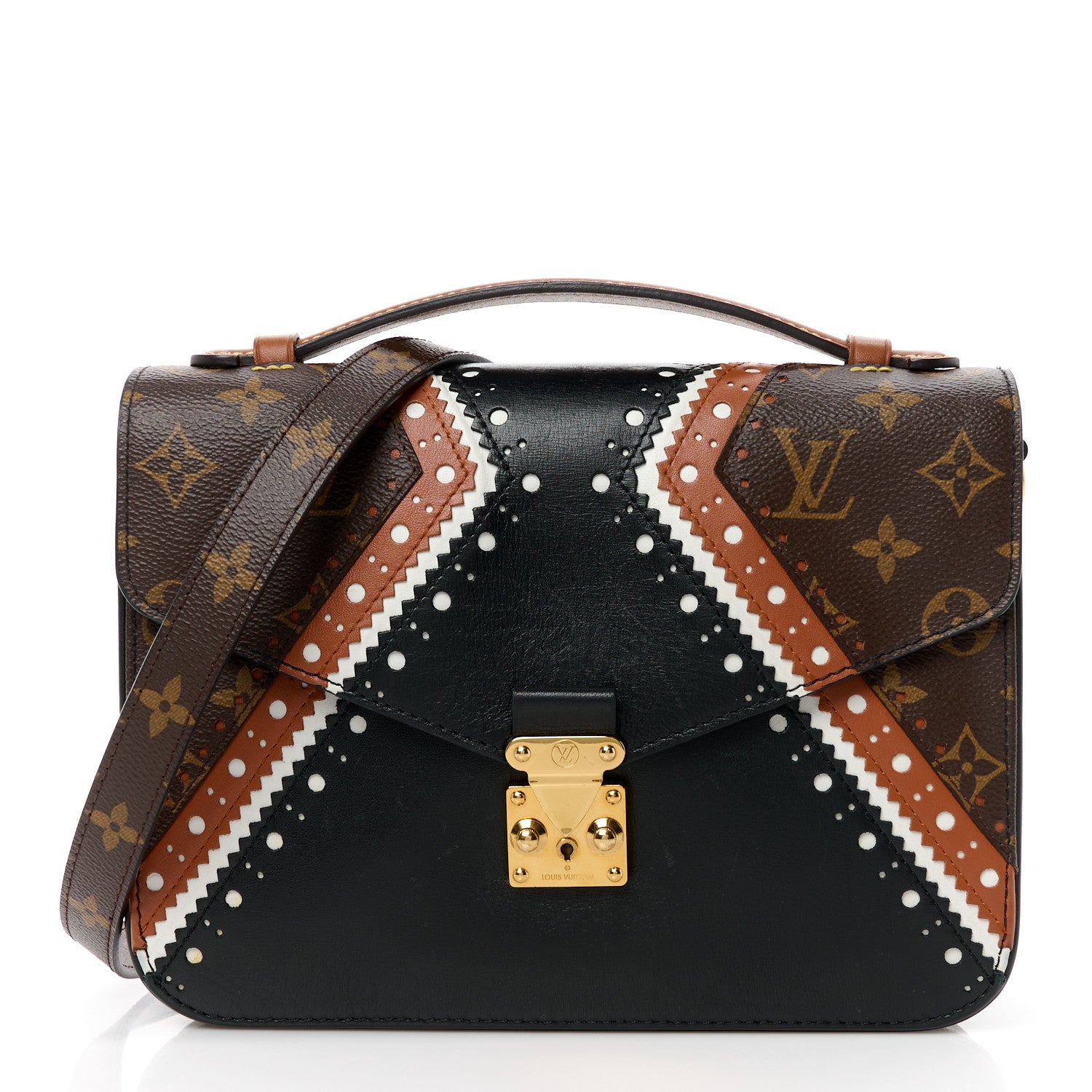 Louis Vuitton Monogram Brogue Pochette Metis 1 of 11