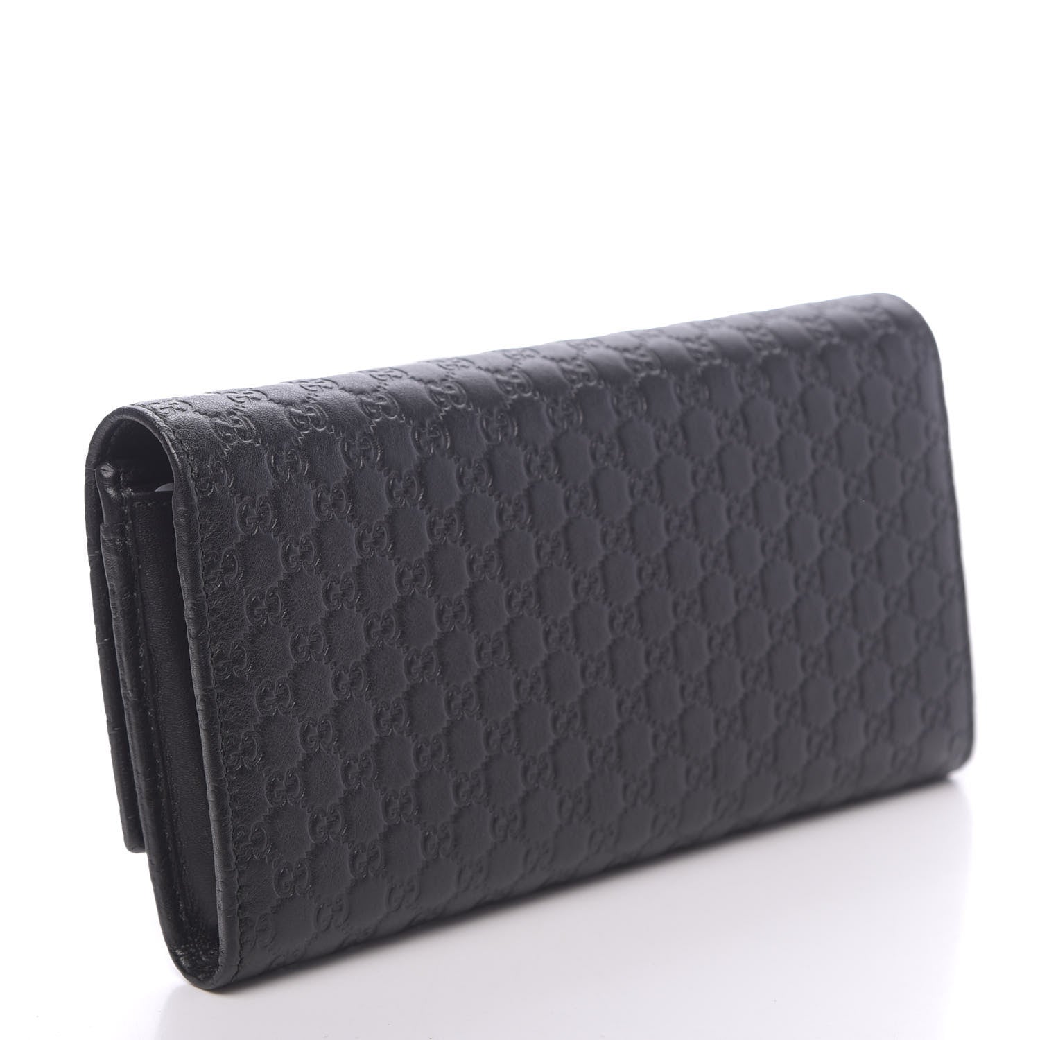 Gucci Microguccissima Bow Continental Wallet Black 3 of 8