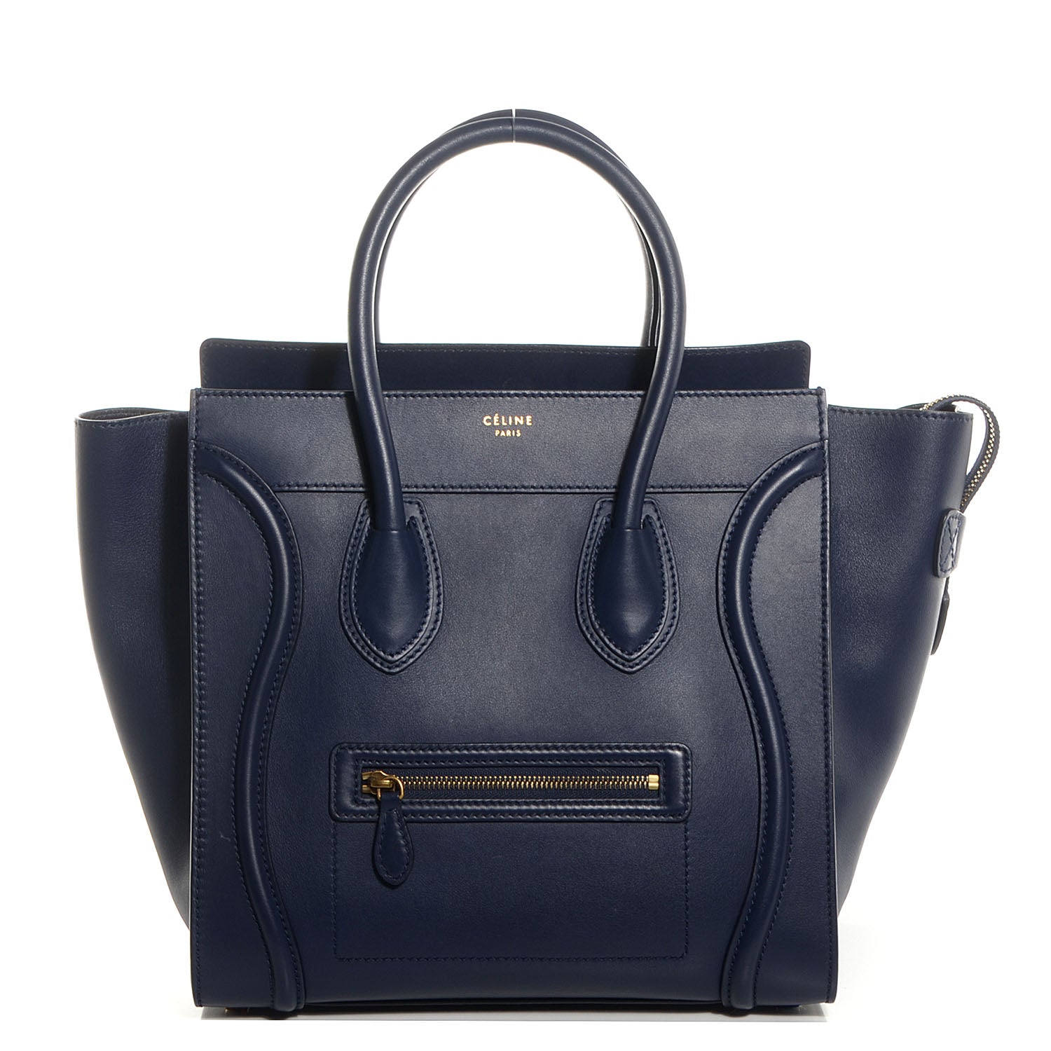 Celine Smooth Calfskin Mini Luggage Ink 1 of 8