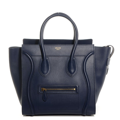 Celine Smooth Calfskin Mini Luggage Ink 1 of 8