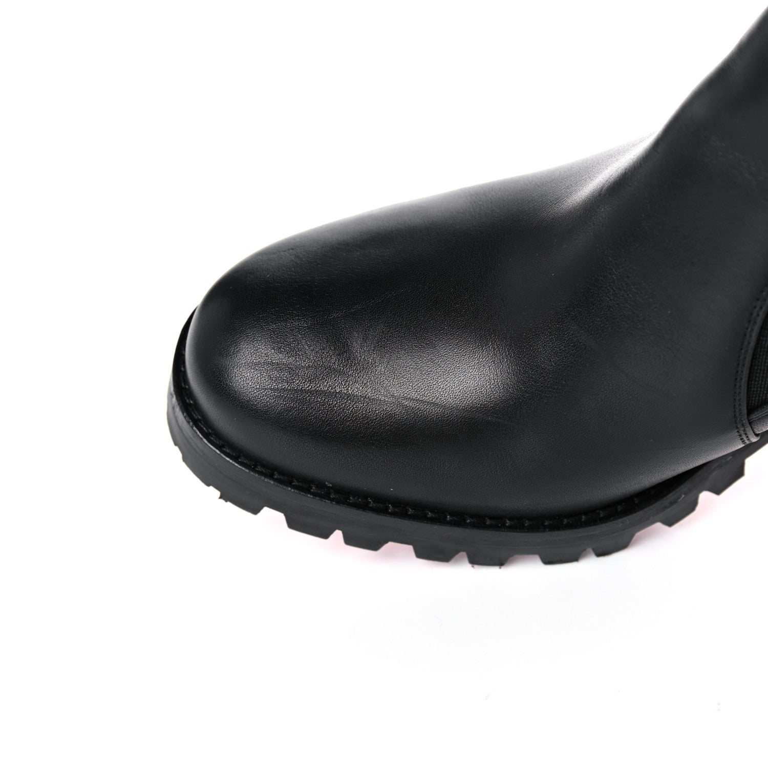 Christian Louboutin Calfskin Marchacroche 70 Chelsea Boots 37 Black 14 of 20