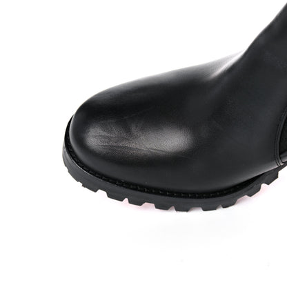 Christian Louboutin Calfskin Marchacroche 70 Chelsea Boots 37 Black 14 of 20