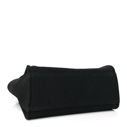 Chanel Mixed Fibers Small Deauville Tote Black 5 of 12