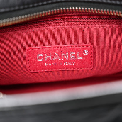 Chanel Aged Calfskin Quilted Small Gabrielle Hobo Black 5 of 12